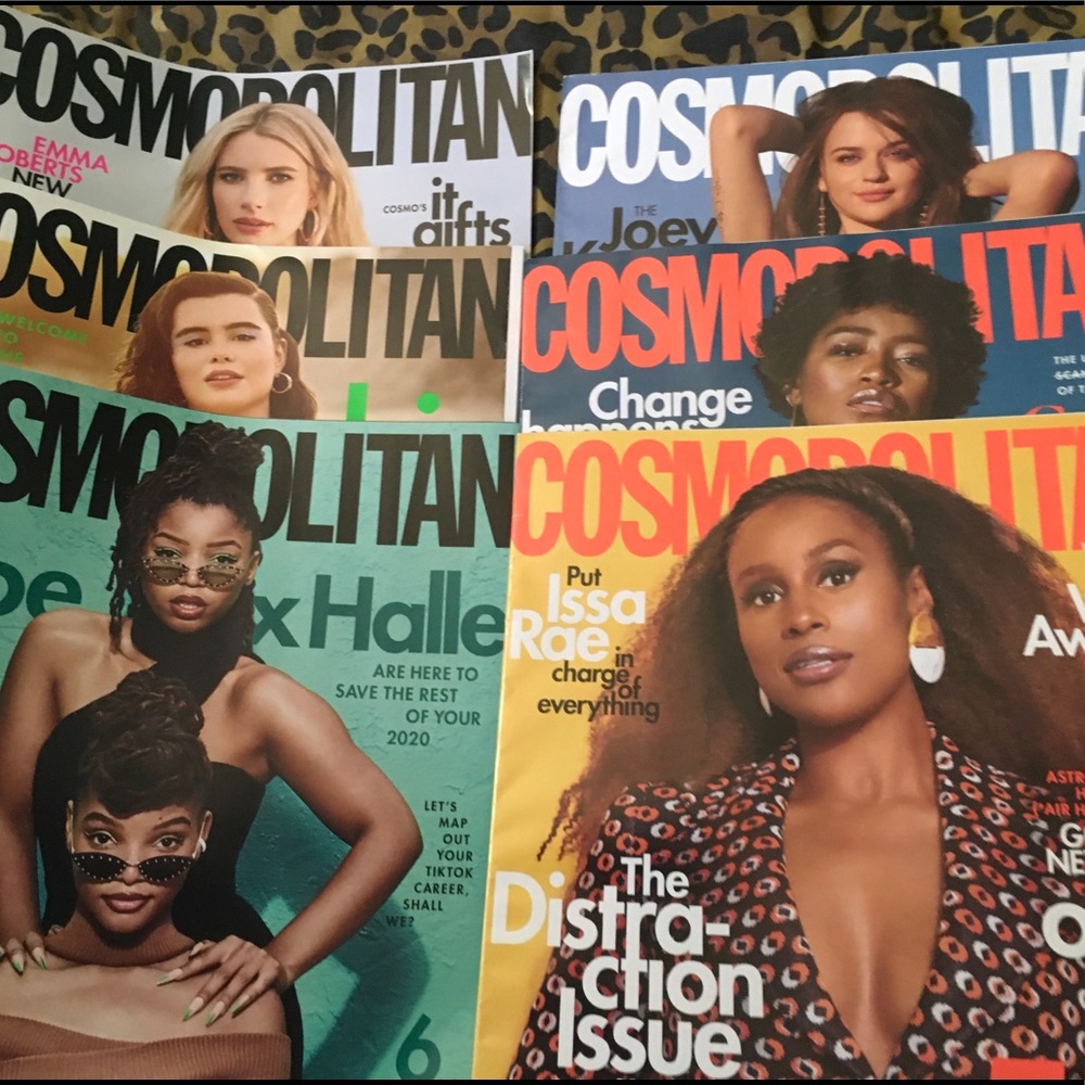 16+ issues of Cosmo